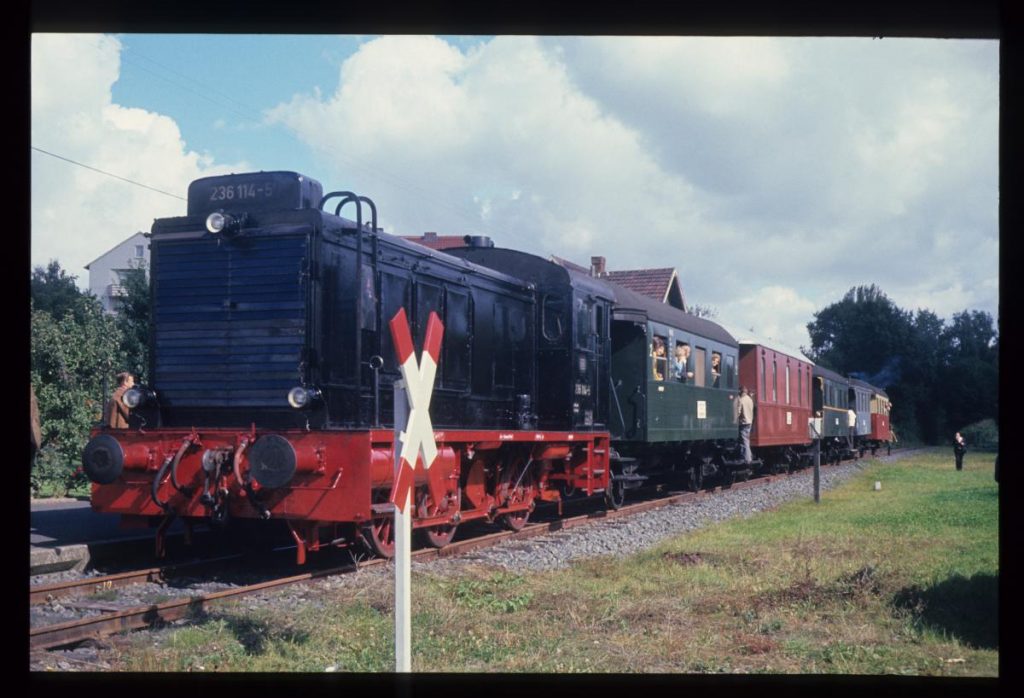 Erste Fahrt des Hessencourrier 1972 Kassel-Gudensberg